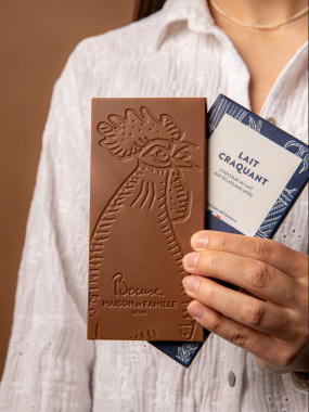 Tablette Chocolat lait craquant 70g