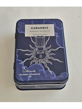 CARAMEL BEURRE SALE BOITE METAL 150G