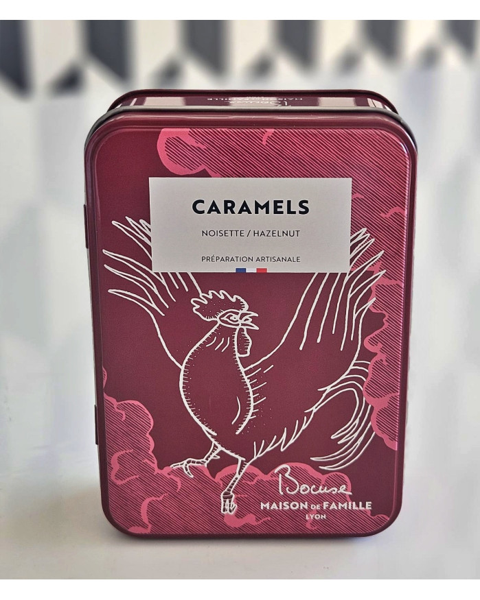 CARAMEL BEURRE SALE & NOISETTE BOITE METAL 150G