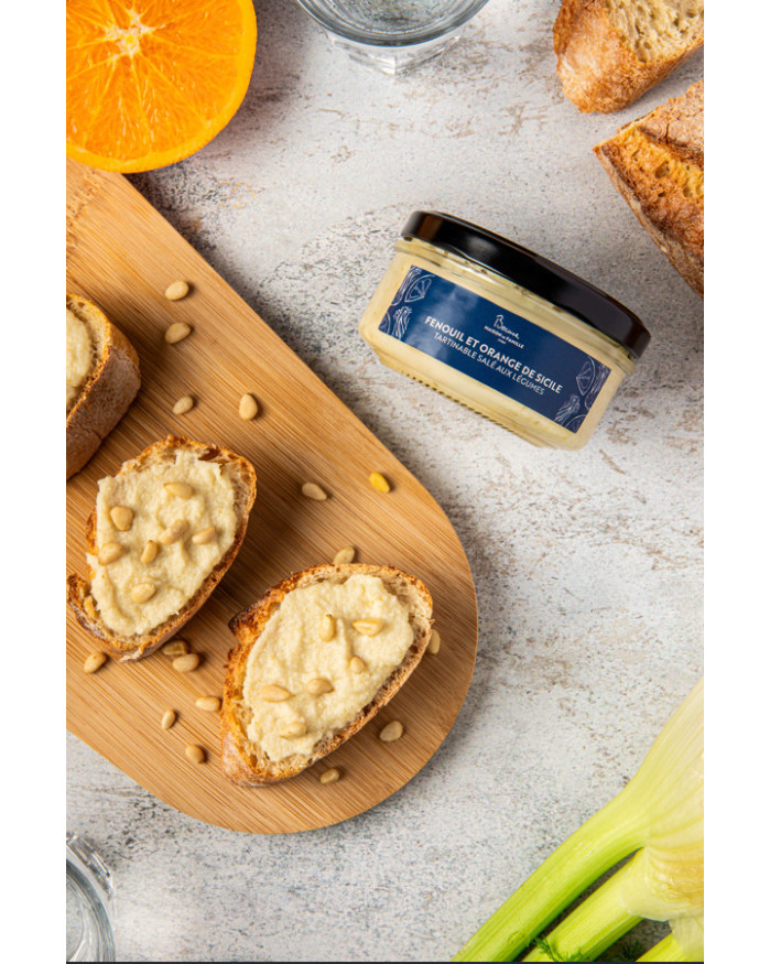 TARTINABLE, FENOUIL ET ORANGE DE SICILE
