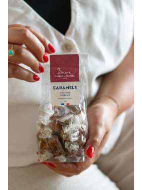 CARAMEL BEURRE SALE & NOISETTE SACHET 125G