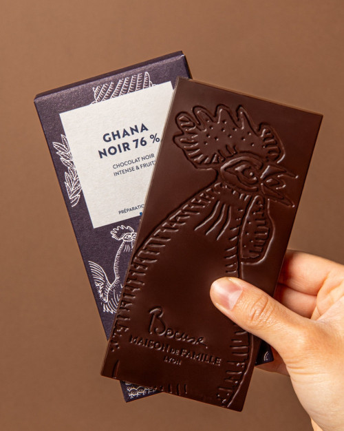 Tablette Chocolat noir Ghana 76%