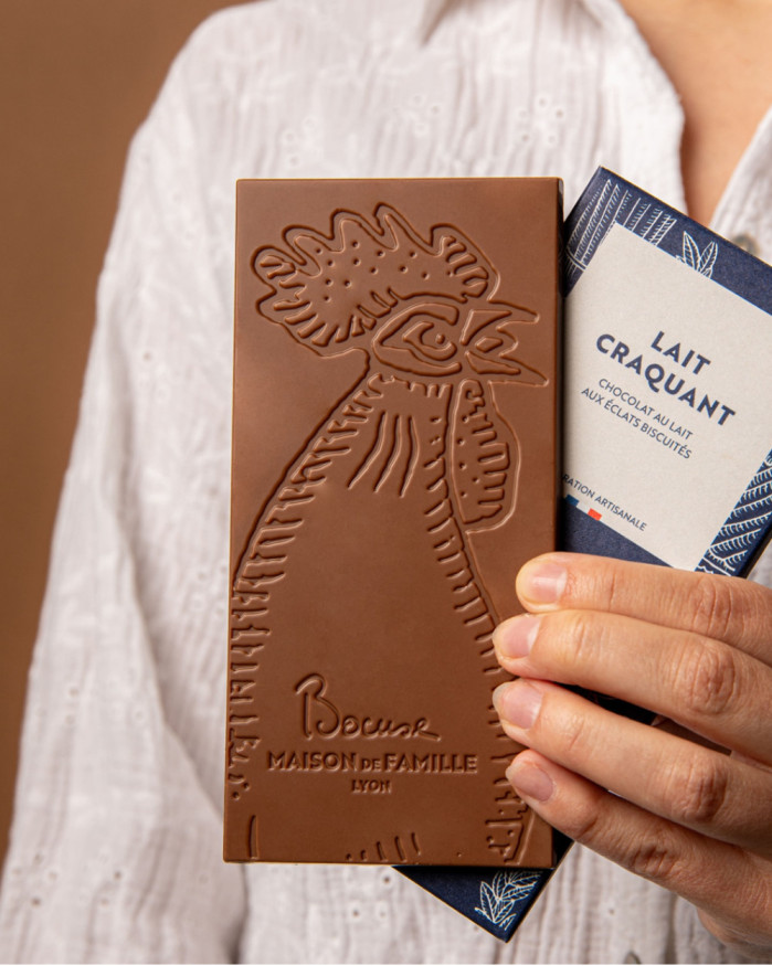 Tablette Chocolat lait craquant 70g