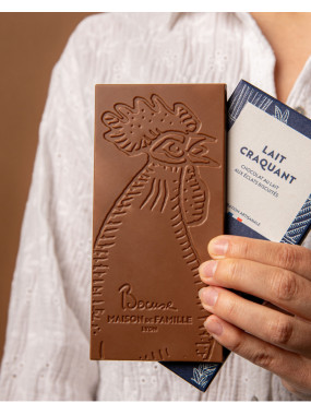 Tablette Chocolat lait craquant 70g