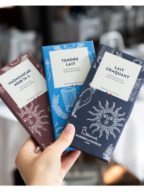 Lot de 3 tablettes de chocolat (3x70G) 