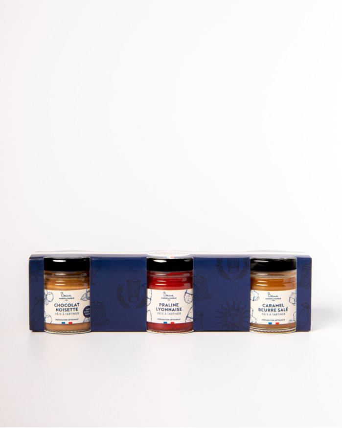 Trio de mini pâtes à tartiner (3x90G)