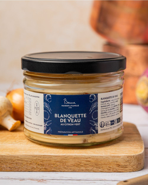 Plat préparé - Blanquette de veau au citron vert - 350 gr