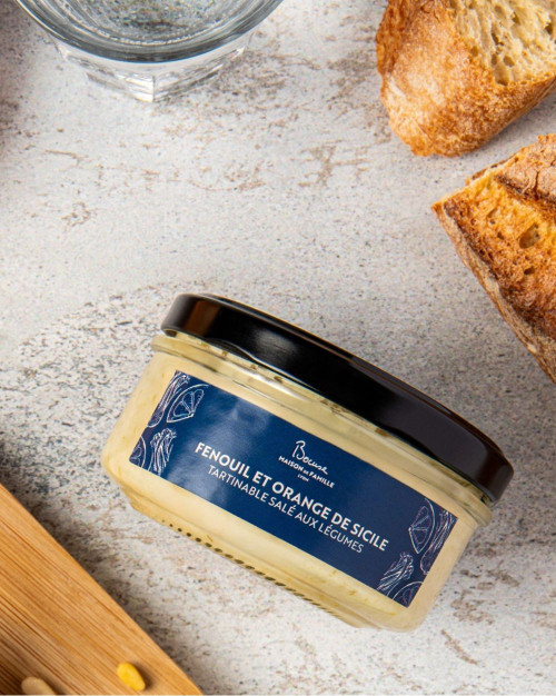 Tartinable au fenouil et oranges de Sicile - 150gr