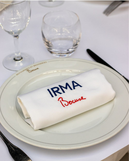 Serviette Brodée Irma