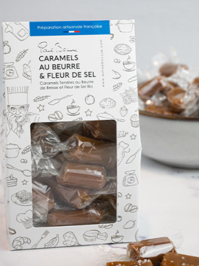 Caramels Tendres au Beurre de Bresse & Fleur de Sel Bio (160gr)
