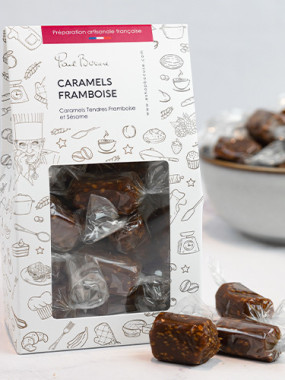 Caramels Tendres Framboise Sésame (160gr)