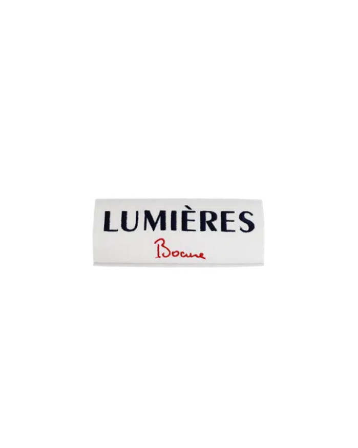 Serviette Brodée Lumières