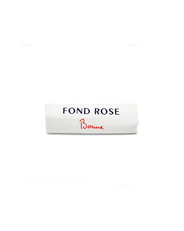 Serviette Brodée Fond Rose