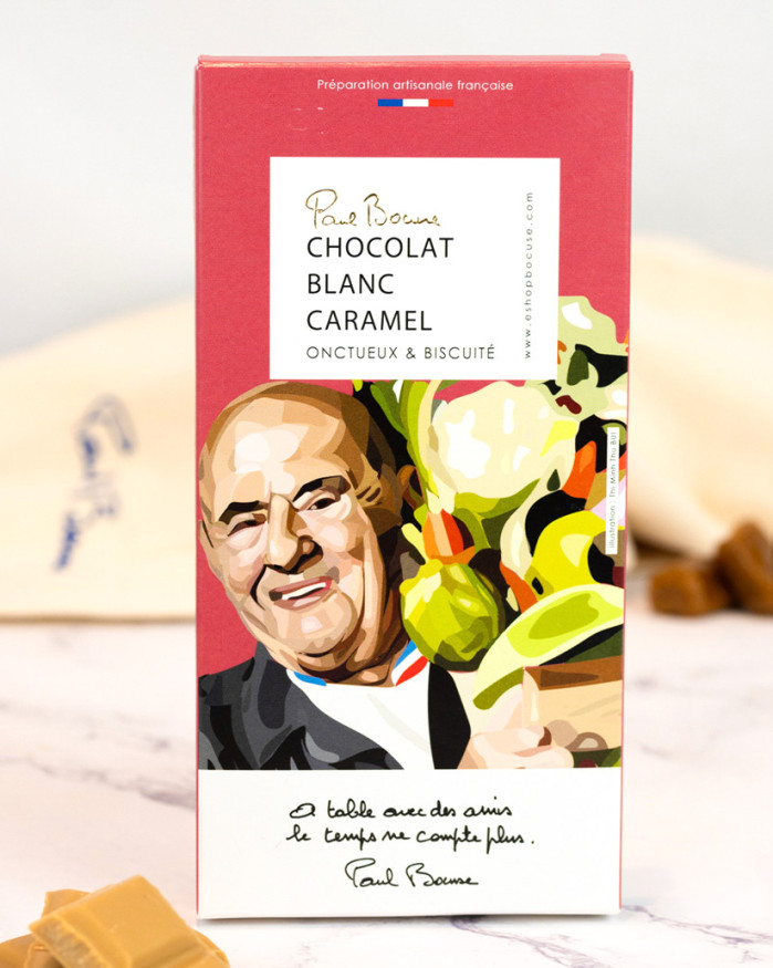 Tablette Chocolat Blanc Caramel (100gr)